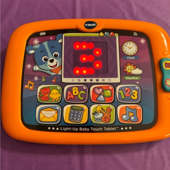 Vtech Light-Up Baby Touch Tablet. Works great. Alphabet, numbers, singing, etc - Picture 5 of 5